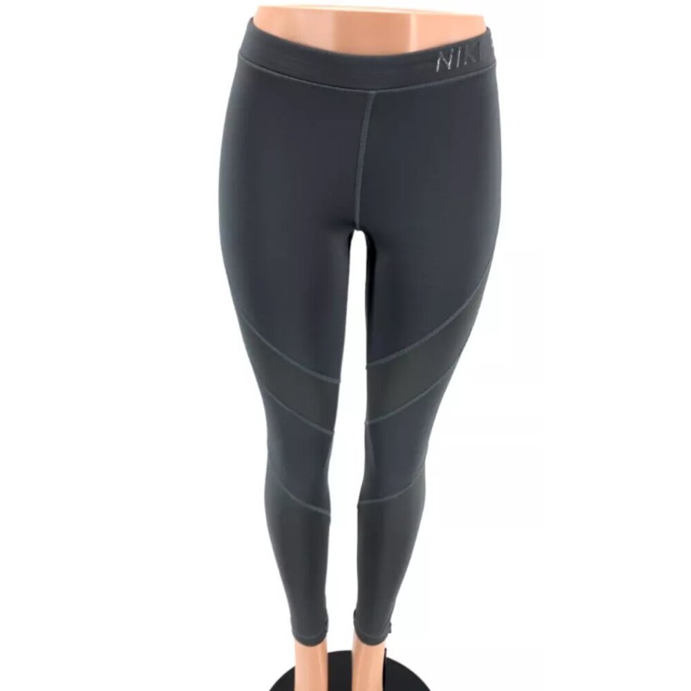 ⛷️ Nike ⛷️ Pro Hyperwarm AR4733-021 Women's Advance Performance Leggings Grey, M